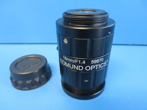 Edmund Optics 59870 16mm/F1.4 Compact Fixed Focal Length Lens for Machine Vision