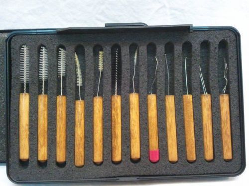Nelson Tools Cleaning Tools  Set PICKS LOOPS BRUSHES EAR CARE ENT preowned