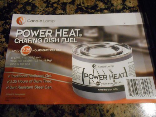 1 Can Power Heat 2.25 hour Gel Chafing Dish Fuel 7.0 oz. by Candle Lamp Co.