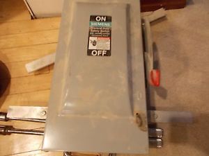 Siemens GF322N General Duty Safety Switch 60A 240VAC 250VDC