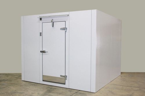 New walk in storage freezer custom w refrigeration white epoxy panels 8x8x8 for sale