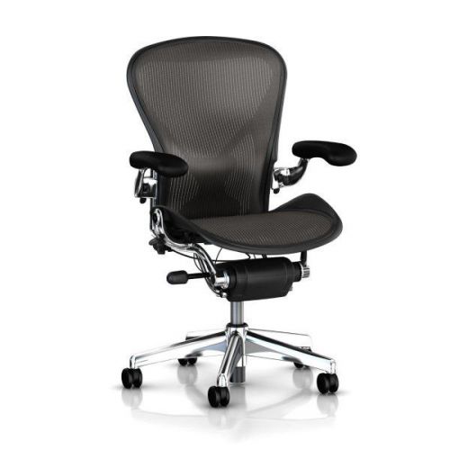 Herman Miller Highly Adjustable Aeron Chair w/ Posture Fit Medium Size B