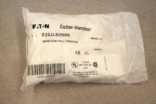 EATON CUTLER HAMMER E22JLB2N8B E22-JLB2N8B 50MM RED PUSH PULL E-STOP SWITCH