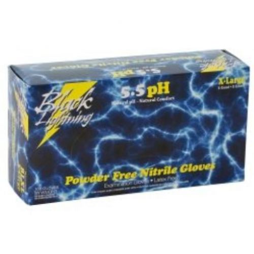 Atlantic Safety Products Lightning Gloves Black, XX-Large - Box of 100