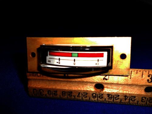 9-1125-019 audio level meter side meter -3 - +3   2 1/2&#034; long new old stock for sale