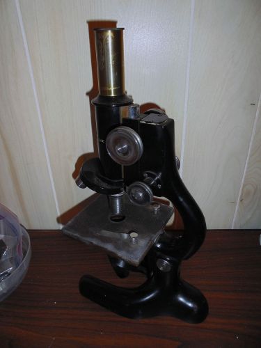 Vintage 1925 Bausch &amp; Lomb Monocular Compound Microscope