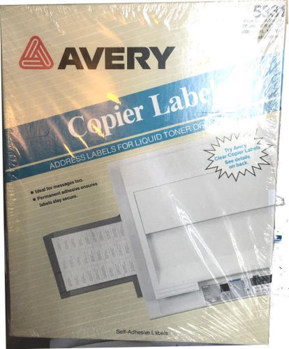 Avery 5331 white mailing labels - copier - 3,000 count for sale