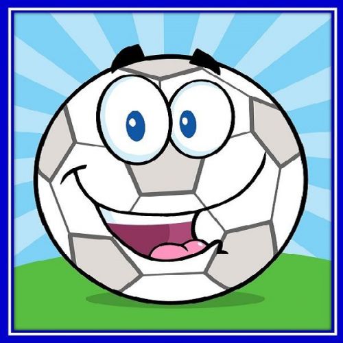30 Custom Cartoon Soccer Ball Art Personalized Address Labels