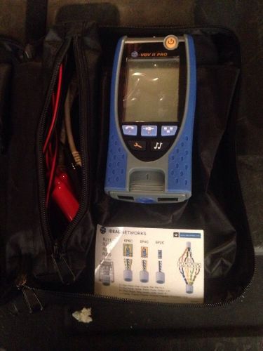 IDEAL Networks R158003 VDV II Pro MM Cable Tester w/Ops &amp; Accessories