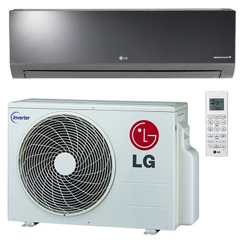 LG LA090HSV4 9,000 BTU 21.5 SEER Mirror Ductless Mini Split Heat Pump