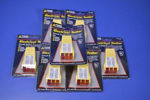 7 Pyramid Amprobe Model PY-3 Circuit Outlet Wiring Plug Testers