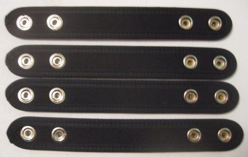 4 BRAND NEW 1&#034; POLICE MILITARY BELT KEEPER ~ SEE OUR HUNTING SHOOTING GUN PARTS