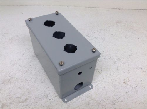 Hoffman Mclean E-3PBX Steel 3 Pushbutton Enclosure E3PBX