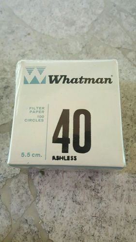 NEW WHATMAN 1440-150 GRADE 40 ASHLESS FILTER PAPER 5.5cm 100 CIRCLES