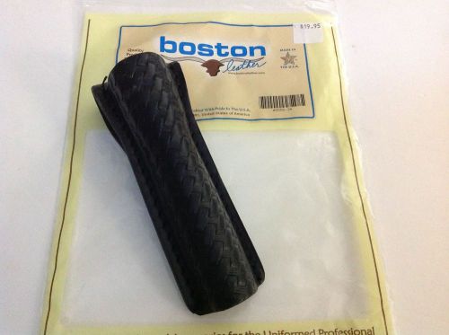 Boston Leather Basketweave Flashlight Case - Mini Lite Holder #5558 NEW