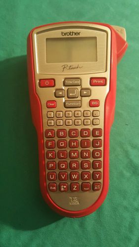 Brother Labeler NEW Model PT-1010 P TOUCH Portable Electronic Labeler Red