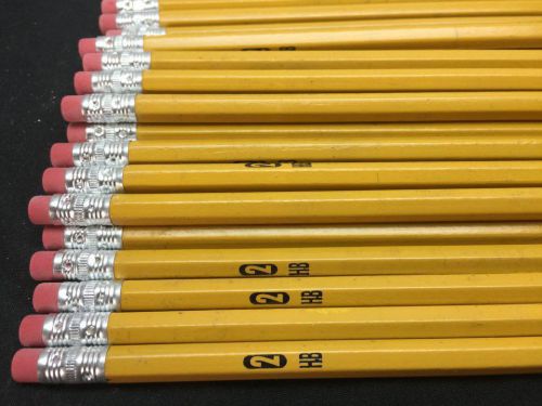 Yellow Barrel Natural Basics No.2 Lead 24 pencils