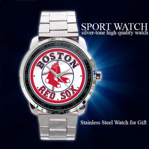 Boston Red Sox Logos Sport Metal Watch