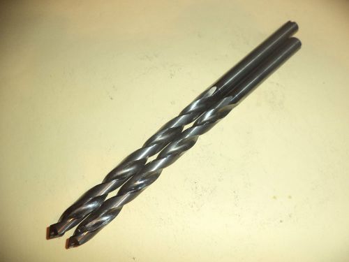 11/32&#034; DIA. 2 FLUTE FINE GRAIN SOLID CARBIDE COOLANT FED DRILL .343&#034; DIA. SHANK