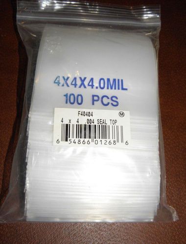 Clear 4-Mil Ziplock Bags Heavy-duty Reclosable Zipper Zip Top Plastic Thick 4ml