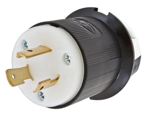 Leviton 2321 2pole 3wire grounding locking plug 20a-250v for sale