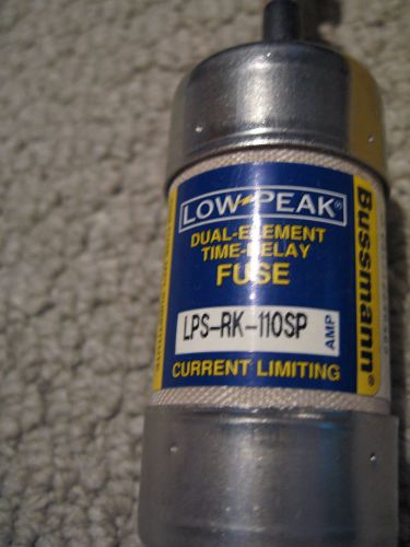 Cooper bussman lps-rk-110sp low peak duel element fuse nib for sale