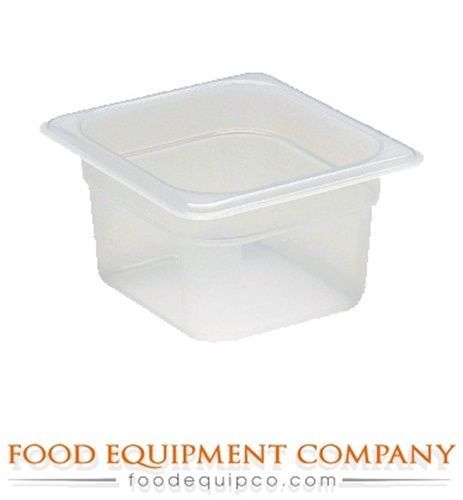 Cambro 64PP190 Food Pan, 1/6-size, 4&#034;D  - Case of 6
