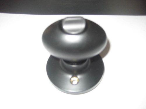 Delaney Quality EZSET Privacy Oil Rubbed Bronze Egg Oval  Knobs Door Lock