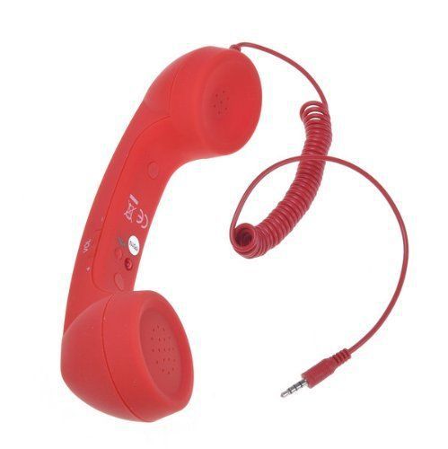 3.5mm Volume Remote Control Matte Retro Cell Phone Handset For Apple iPhone 4 4S