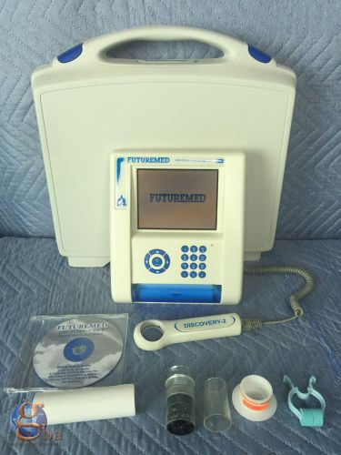 Futuremed Discovery-2 II Spirometer Color Display W/ Accessories, Software, Case