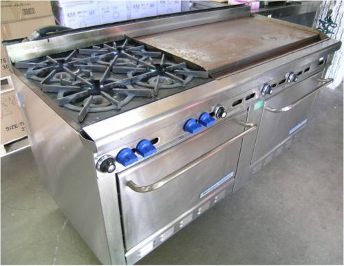 Montague Grizzly 4 burners/45&#034; Griddle/2 Ovens