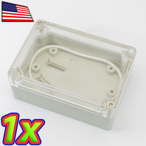 Mini IP65 ABS Plastic Box Enclosure Clear Project Case 88x58x33mm - Waterproof
