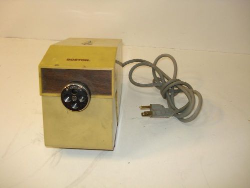 Vintage Boston Model 41 Heavy Duty Pencil Sharpener Commercial Grade SN# 109052