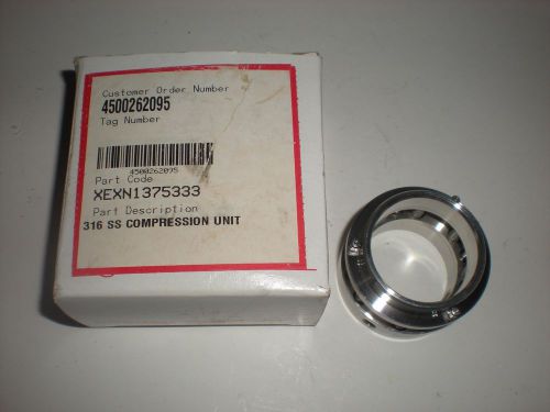 Flowserve / dura seal xexn 1375333 xexn1375333 316 ss compression unit new for sale