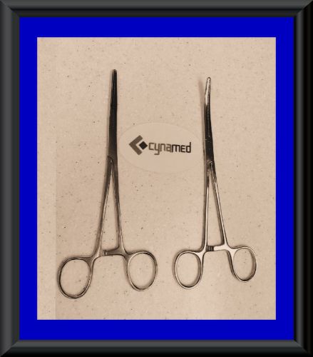 7 pc rochester pean forceps 8&#034; 3 str and 4 cvd    astm standard stainless steel for sale