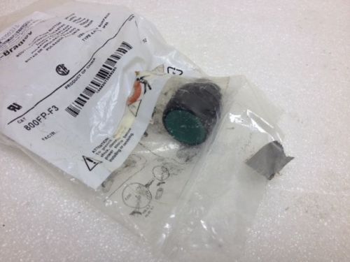 *NEW* Allen Bradley Momentary Pushbutton 800FP-F3, Flush, Green, Plastic