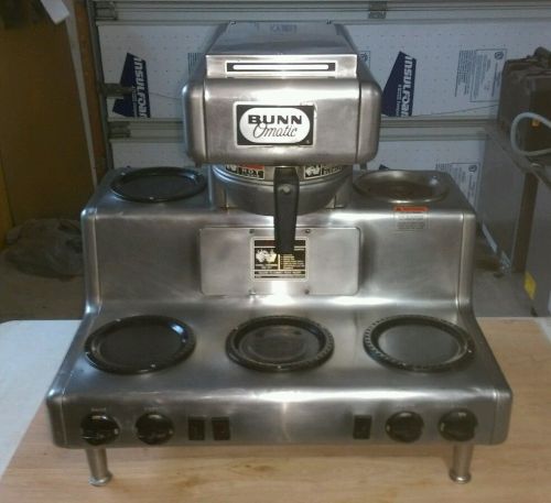 Bunn RTF Automatic Coffee Brewer 5 Warmer Commercial Stainless Steel