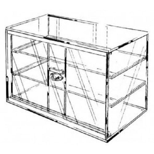 Clear Acrylic Locking Security Showcase
