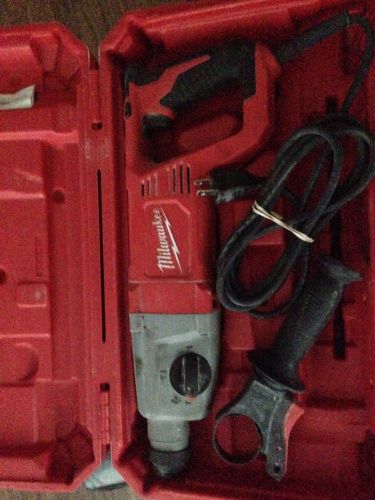 Milwaukee Rotary Hammer Drill Power Tool Corded Depth Rod Case