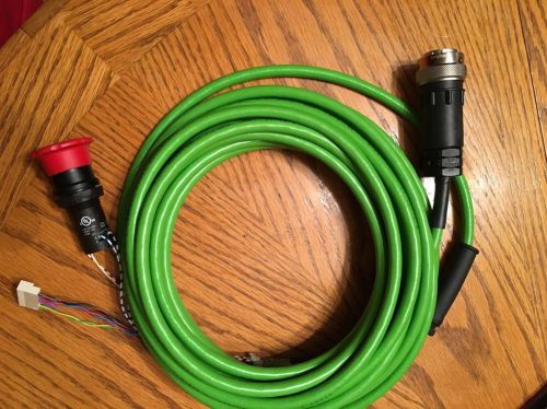 Abb 3hne00311-1 robot teach pendant cables 30ft. s4 control. new. for sale