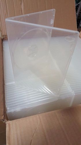 200 clear slim DVD Cases