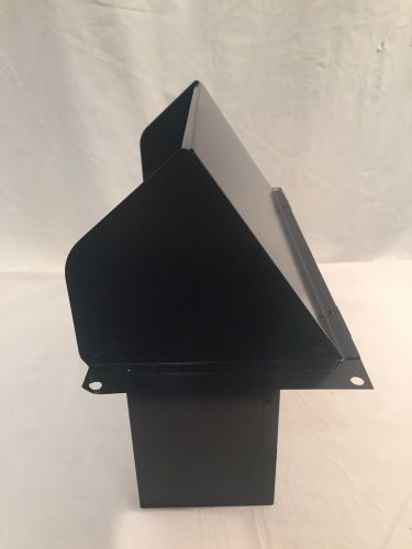 Broan Wall Cap Model 639 NIB Rectangular Galvanized Steel Black Baked Enamel