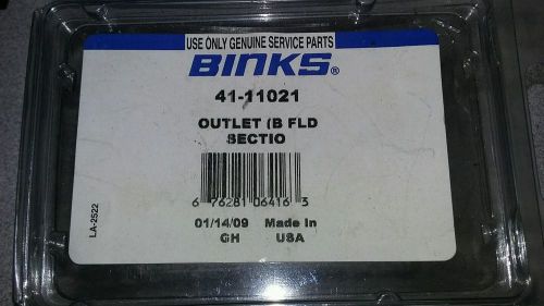 Binks 41-11021 outlet (B FLD section)