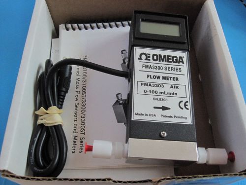 Omega FMA3303 Mass Flow Meter FMA3300 Series 0-100m L/Min