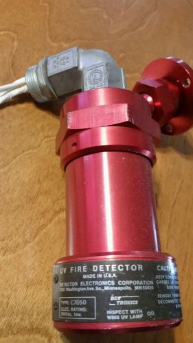 UV FIRE DETECTOR TYPE C7050 (RED) DETECTOR ELECTRONIS CORP