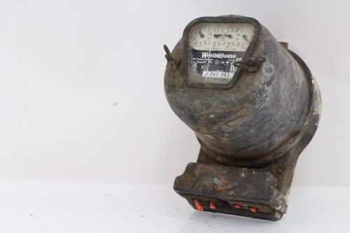 Vintage Metal Westinghouse Electric Watthour Type OB Single Phase 5 Amp Meter