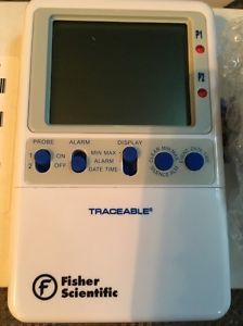 Fisher Scientific Traceable Refrigerator Alarm Thermometer