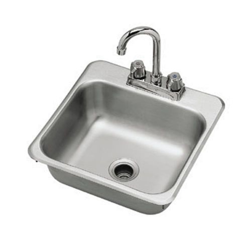 New krowne hs-1515 - 15&#034; x 15&#034; drop-in hand sink for sale