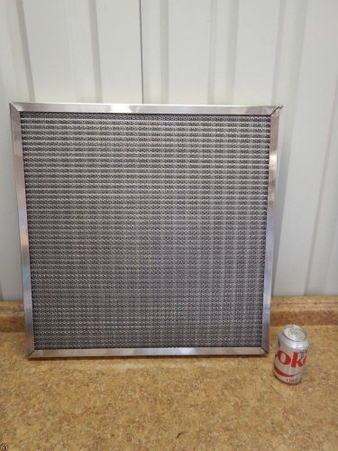 NEW Stainless Steel SS Filter 24&#034; x 24&#034; x 2&#034; commercial kitchen grease NEW