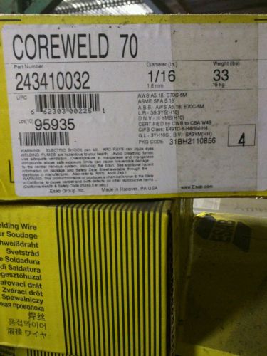 ESAB COREWELD 70, 1/16 X 33#